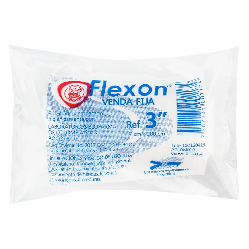 Venda Fija Blanca Flexon 3x5