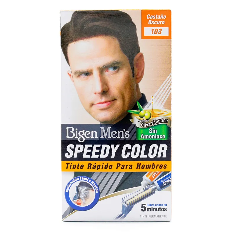 Bigen Mens Speedy 103 castaño Oscuro