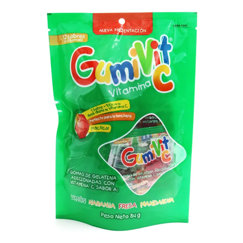 Gomas Gumivit C Bolsa 12 sobres Minpack