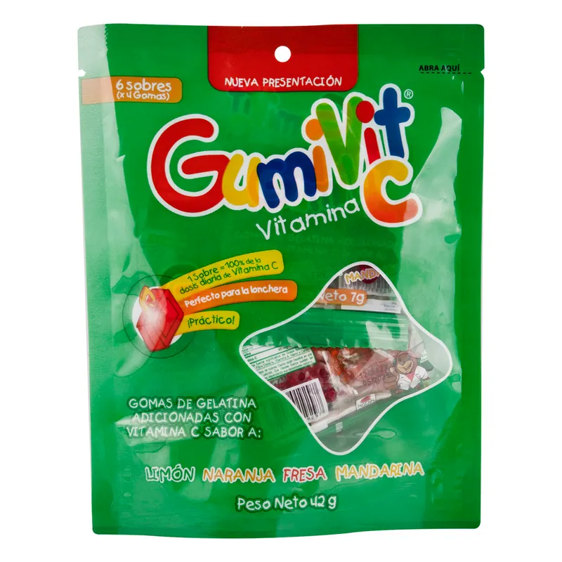 Gomas Gumivit C Bolsa 6 sobres Minpack