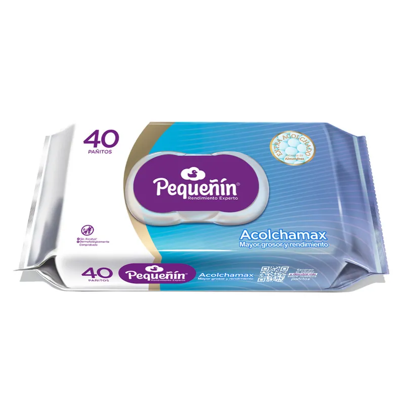 Panitos Hum Pequenin Acolchamax 40 unidades