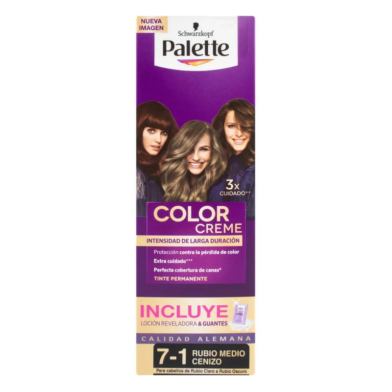 Palette crema Tubo 7-1 Rubo Medio Cenizo