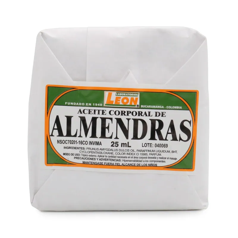 Aceite Almendras 1 Onza 12 unidades Leon