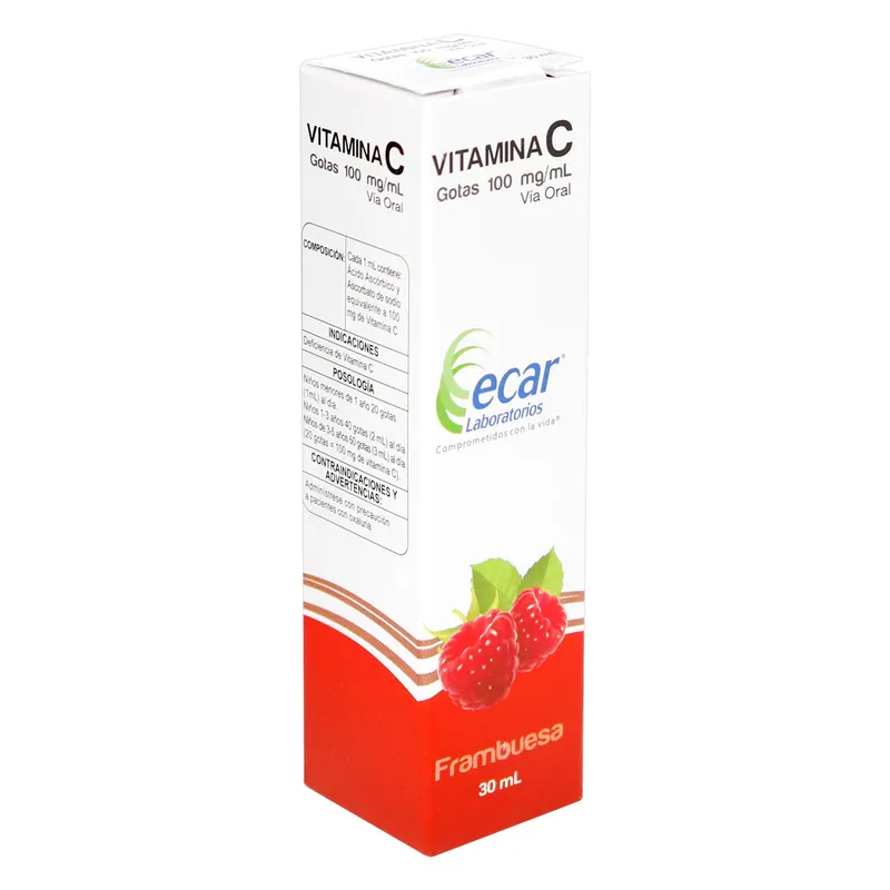 Vitamina C gotas 100 mg 30 mL EC