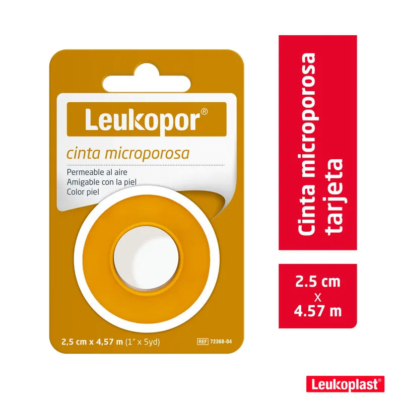 Micropore Leukopor Piel 1x5 Tarjeta