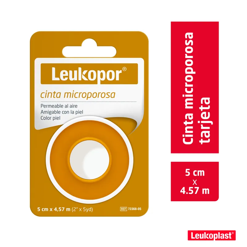 Micropore Leukopor Piel 2x5 Tarjeta
