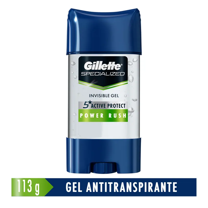 Desodorante Gillette 3x Gel Power Rush 113 g H