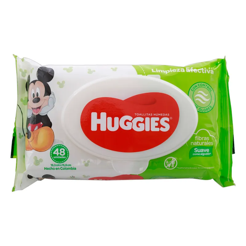 Toallas Huggies Limpieza Efectiva 48 unidades