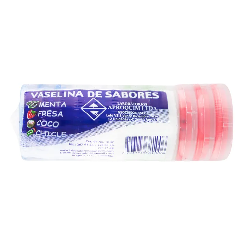 Vaselina Sabores 12 unidades Aproquim