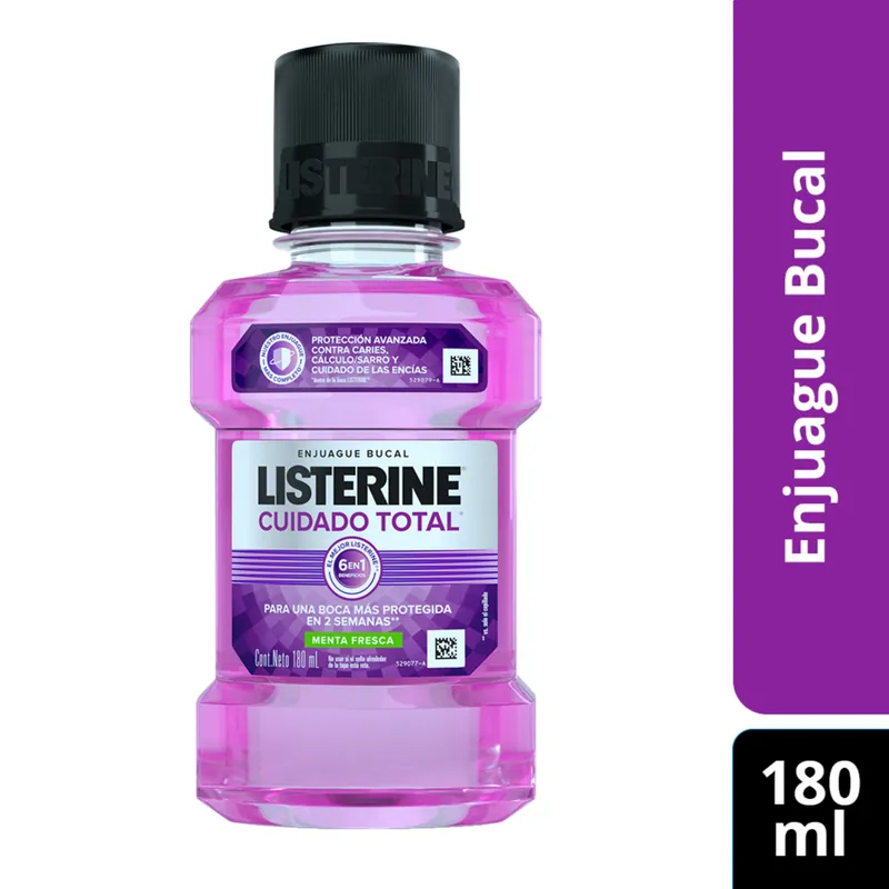 Listerine Cuidado Total 180 mL
