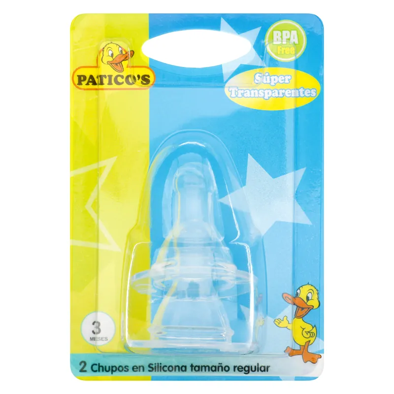 Chupo Paticos Cte Silicona 2 Uds
