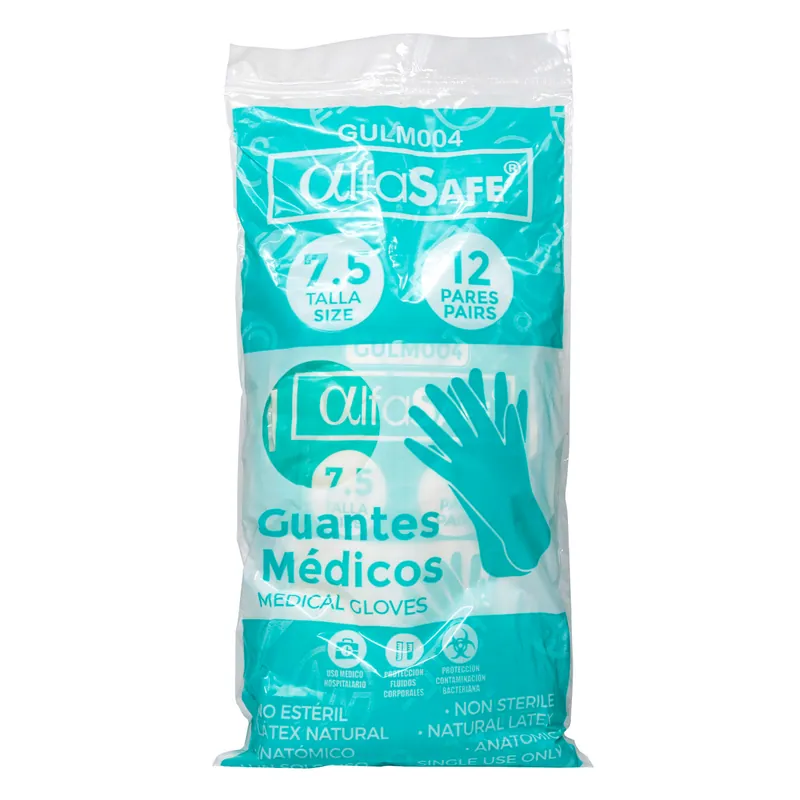 Guante Cirugia Alfa 7 1/2 12 unidades