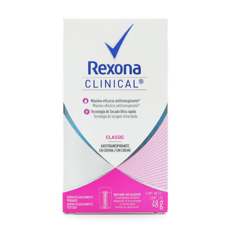 Desodorante Rexona Clin crema Classic Wom 48 g M