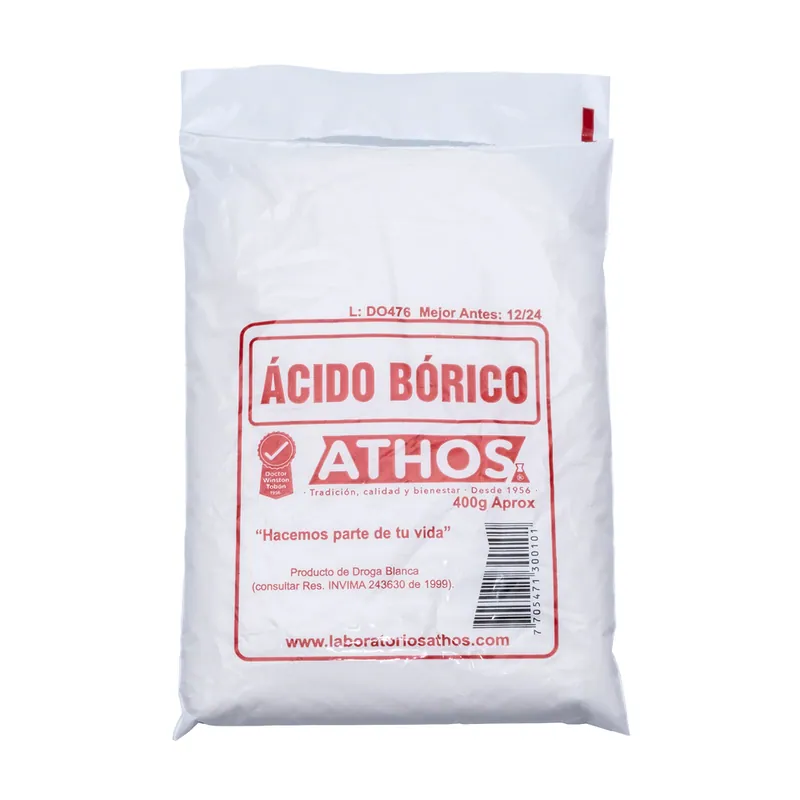 Ácido bórico 400 g Athos