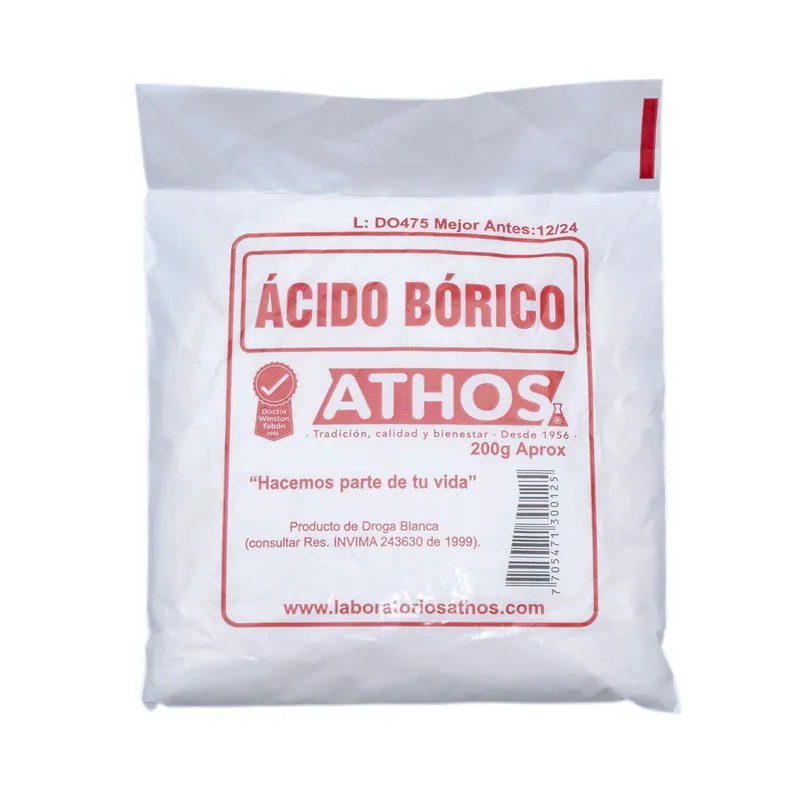 Ácido bórico 200 g Athos