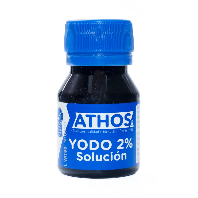 Tintura de Yodo 2% 30 mL 12 unidades Athos
