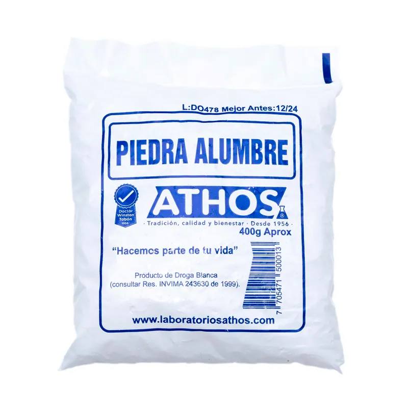 Piedra Alumbre 400 g Athos