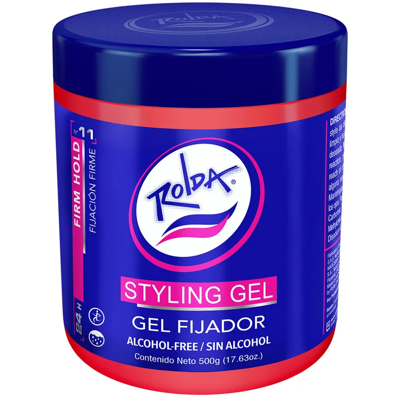 Gel Fijador Rolda Rojo 500 g