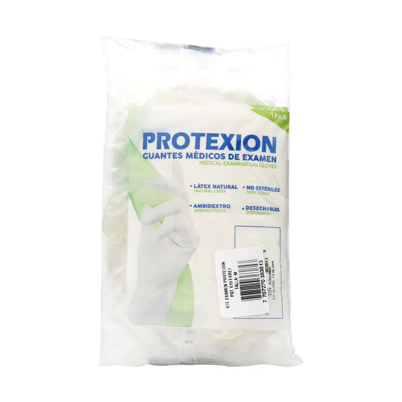 Guante Examen Protex Ion 10 Pares T M