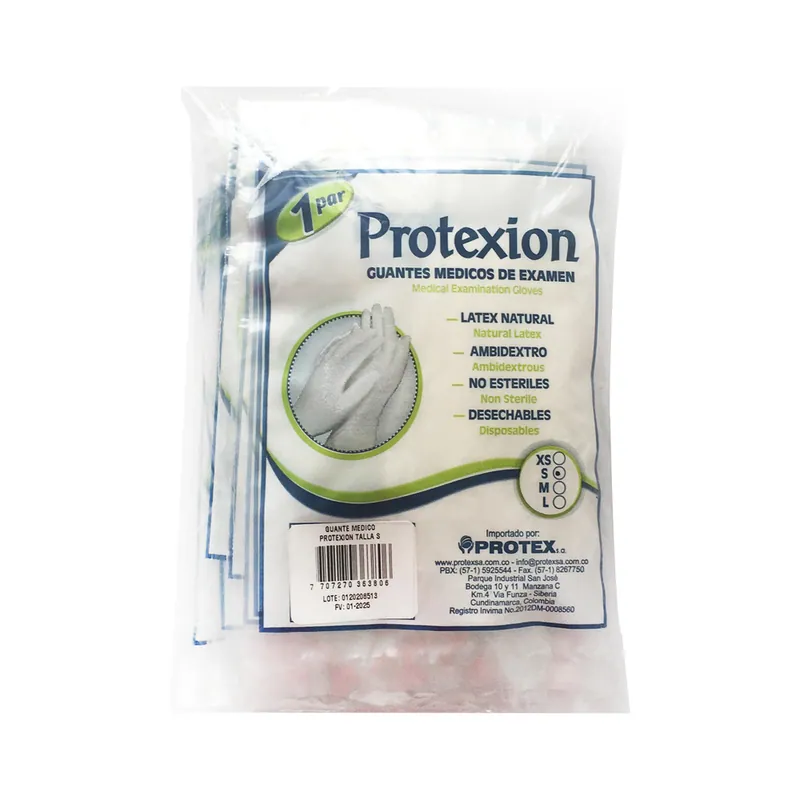 Guante Examen Protex Ion 10 Pares T S