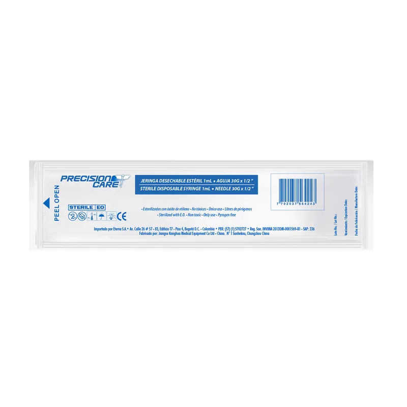 Jeringa Eterna Ins 1 mL 30gx1/2