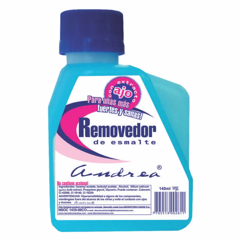 Removedor Andrea 140 mL