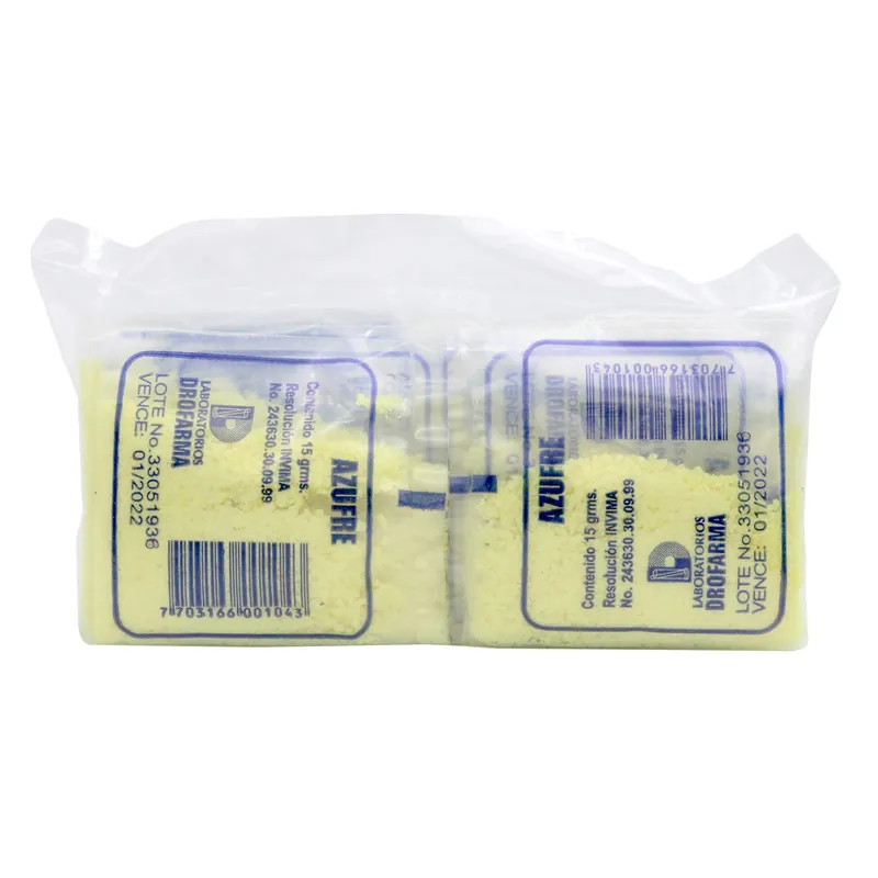 Azufre 25 sobres 15 g Drofarma