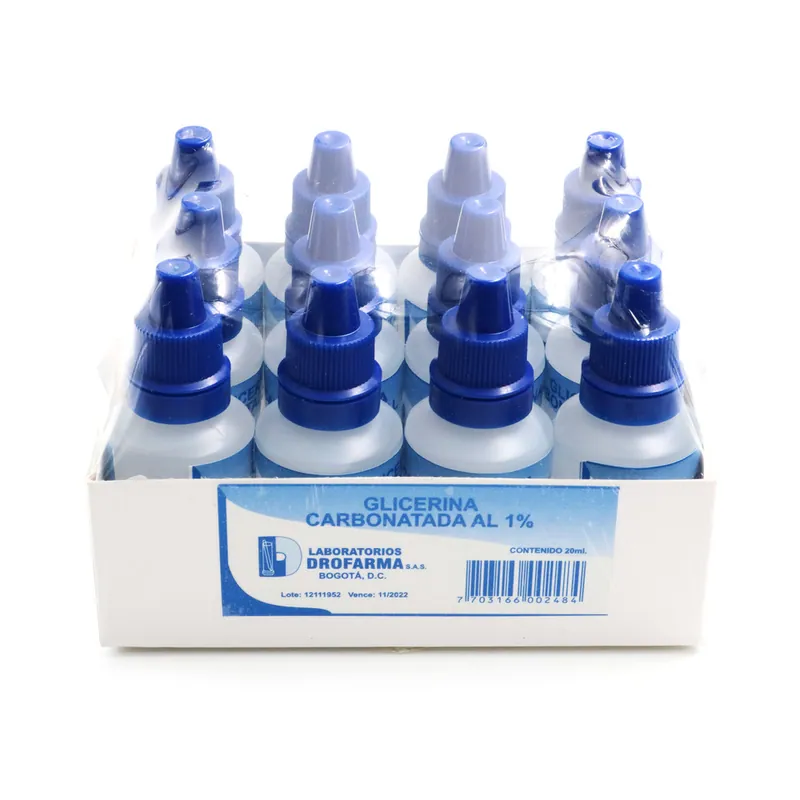 Glicerina Carbonatada 20 mL 12 unidades Drof
