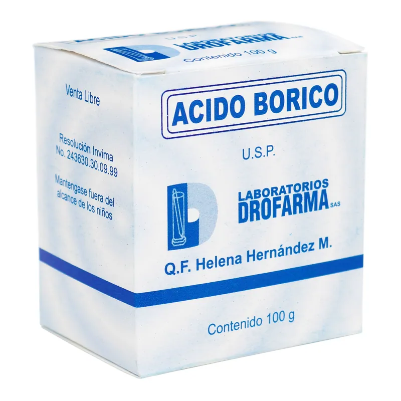 Ácido bórico 100 g Drofarma