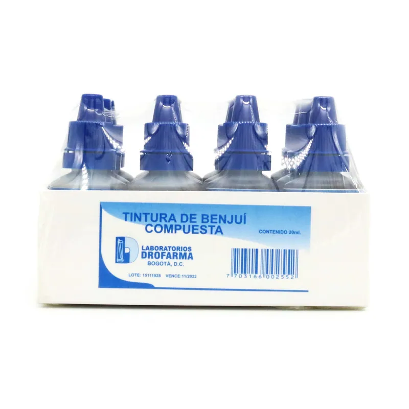 Tintura de Benjui 20 mL 12 unidades Drofarma