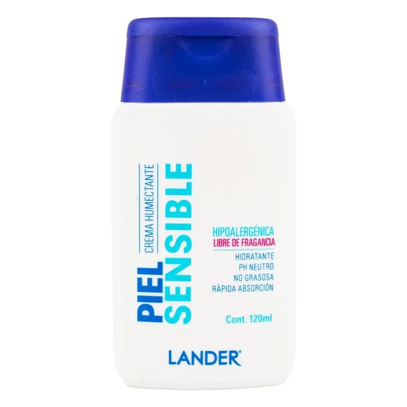 Crema Lander Piel Sensible 120 mL