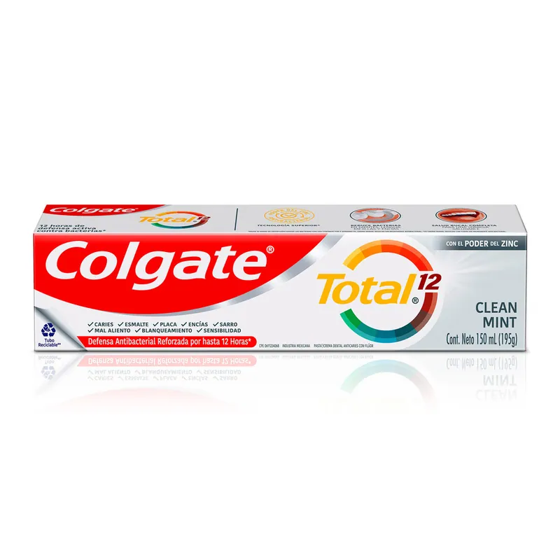 Crema Colgate Total Orig Mint 12h 150 mL