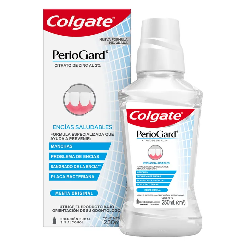 Enj Colgate Periogard sin Alcohol 250 mL