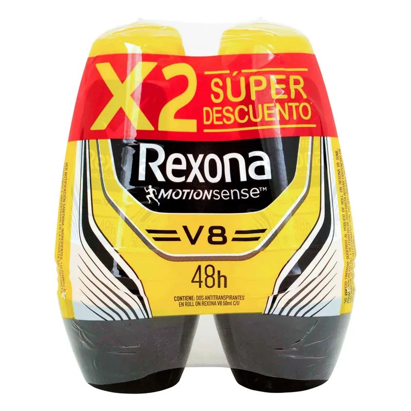 Desodorante Rexona Rollon Men V8 50 mL S D H