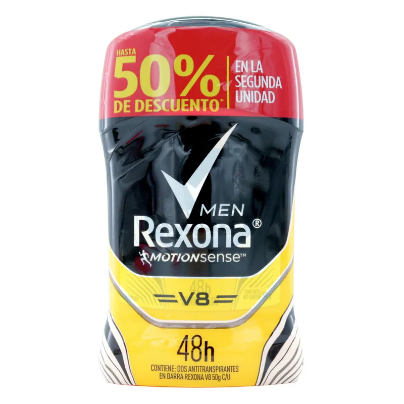 Desodorante Rexona Barra Men V8 50 g S O H