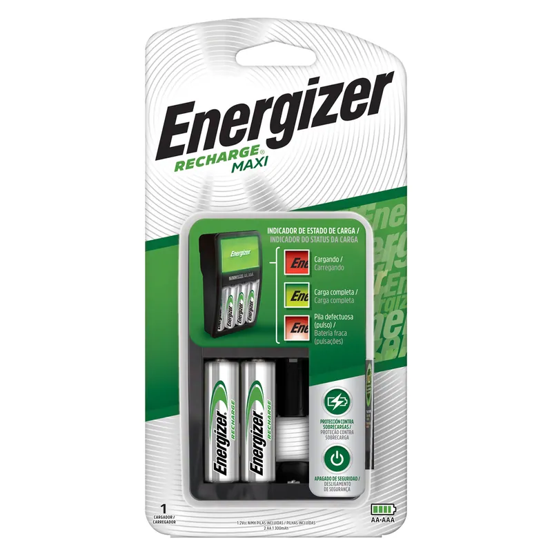 Cargador Energizer Maxi 2 Pilas