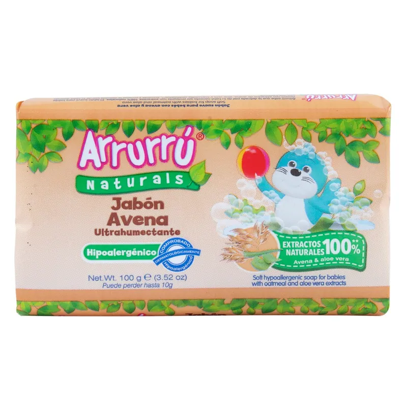 Jabón Arrurru Naturals con Avena 110 g