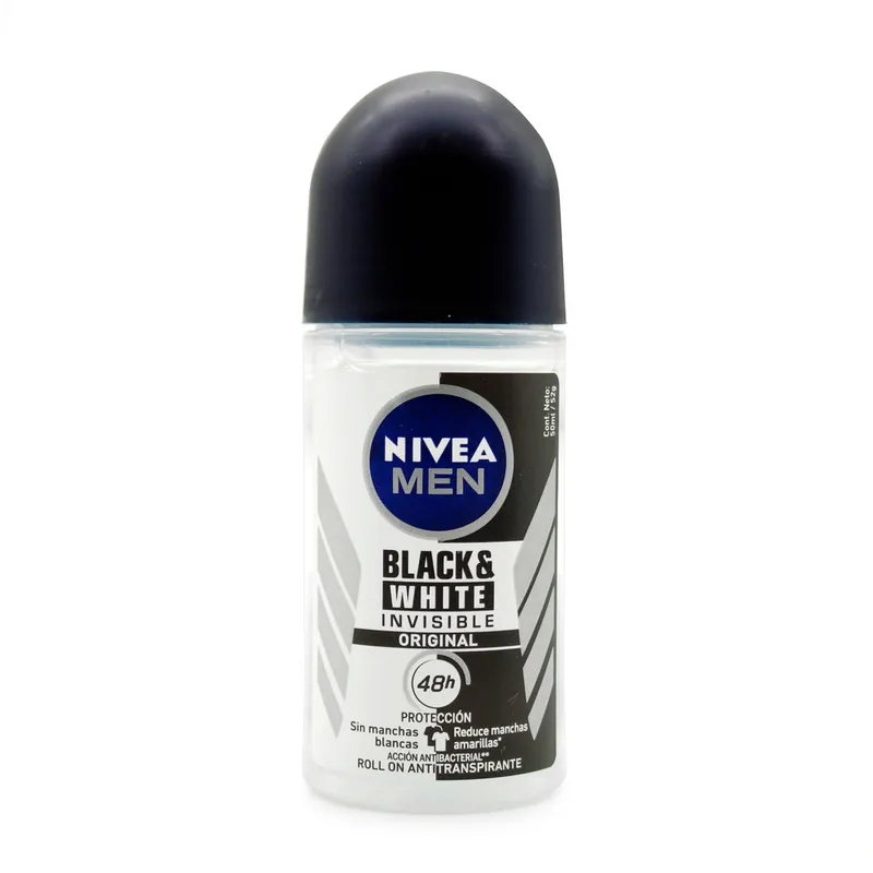 Desodorante Nivea Rol Inv Black & White 50 mL H