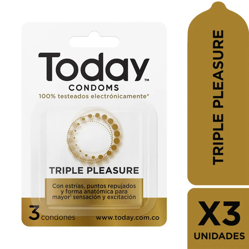 Preservat Today Triple Pleasure 3 unidades