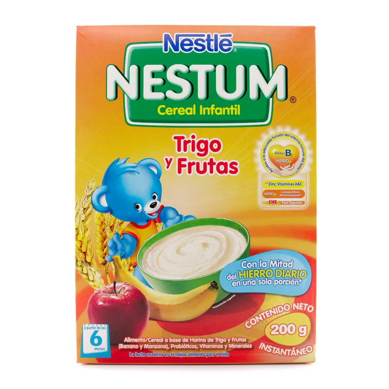 Nestle Nestum Bl 200 g Trigo y Frutas