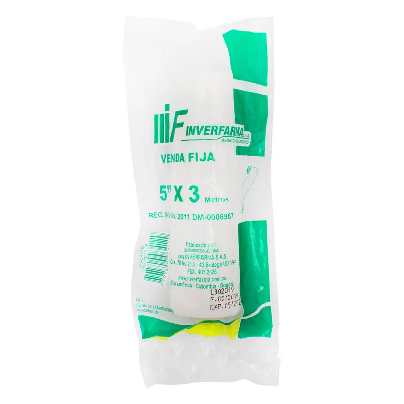 Venda Fija Blanca 5x3 Mt Mer Max Inverfa