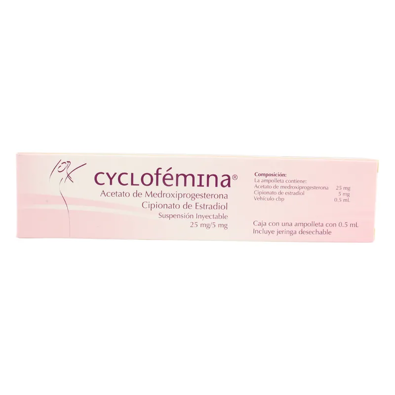 Cyclofemina 1 ampollas + Jeringa