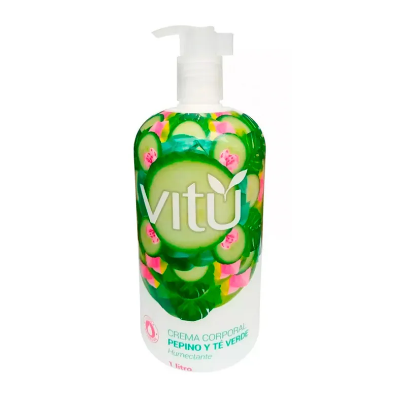 Crema Vitu Nat Touch Pep y Te Verde 1 Lt
