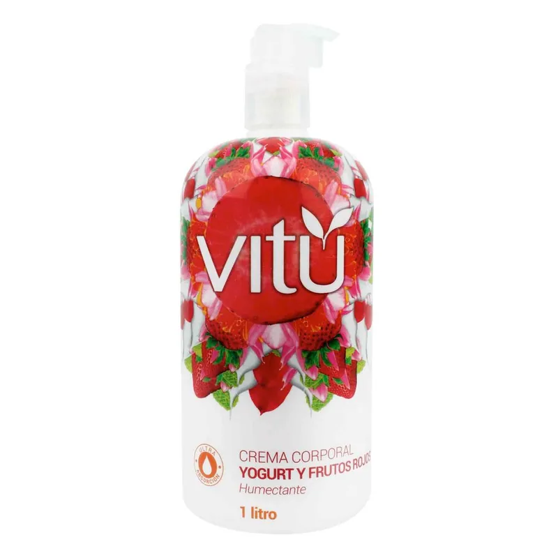 Crema Vitu Nat Touch Yog Fru Rojos 1 Lt