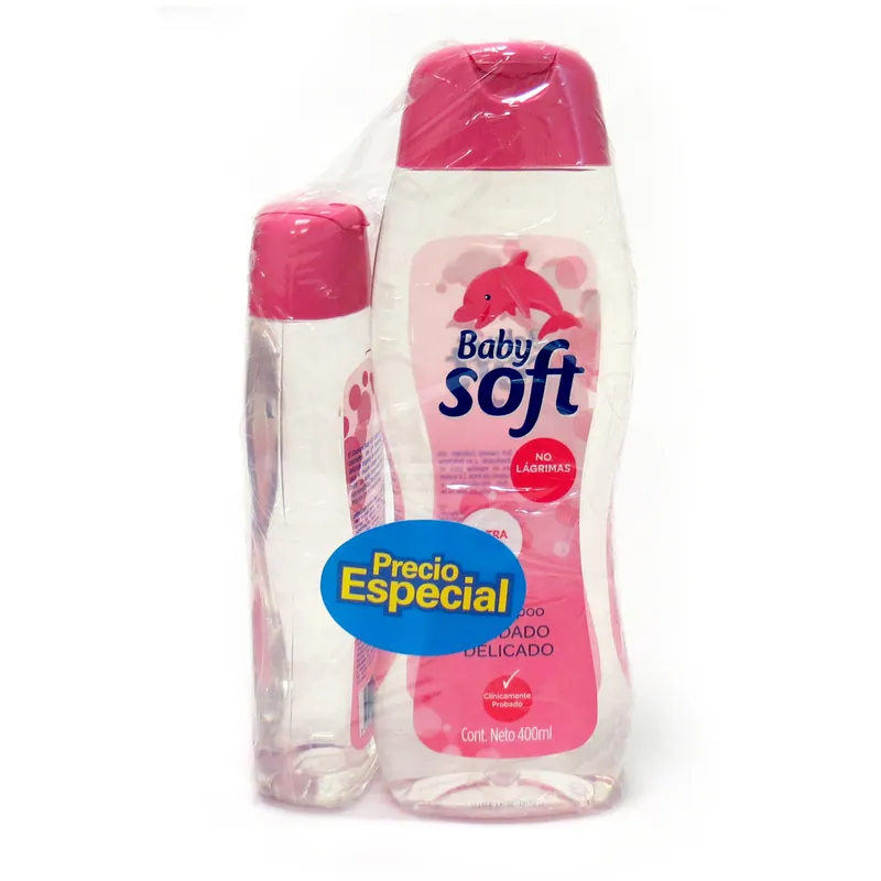 Champú Baby Soft Cui del 400 Ml+200 mL P E