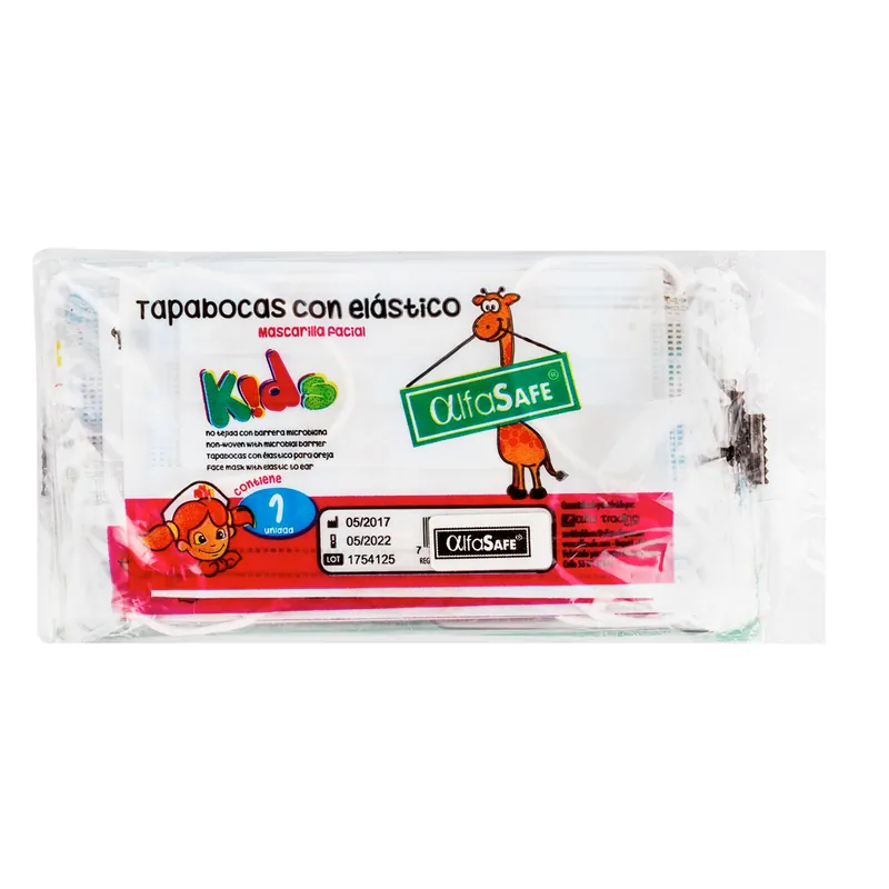 Tapaboca Infantil Alfa E I 10 Uds