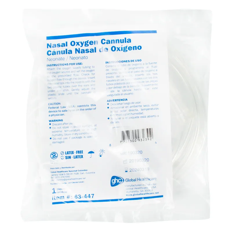 Canula Nasal 2 Mts Neonatal Inverfarma