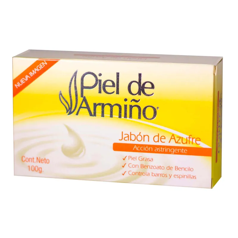 Jabon de Azufre Piel de Armino 100 g