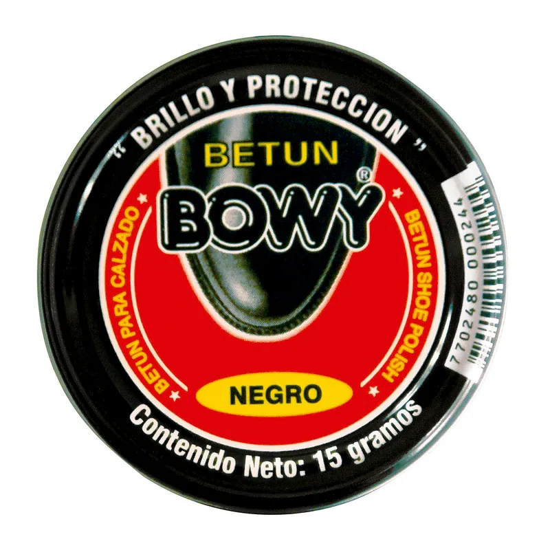 Betun en Pasta Bowy No 1 Negro 15 g