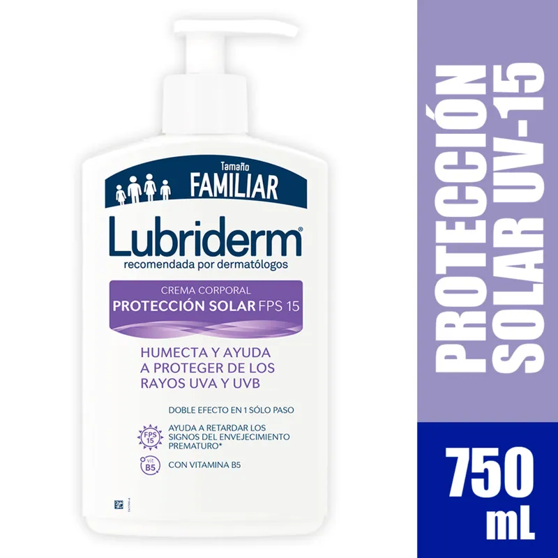 Lubriderm Loc Uv 15 con Valvula 750 mL